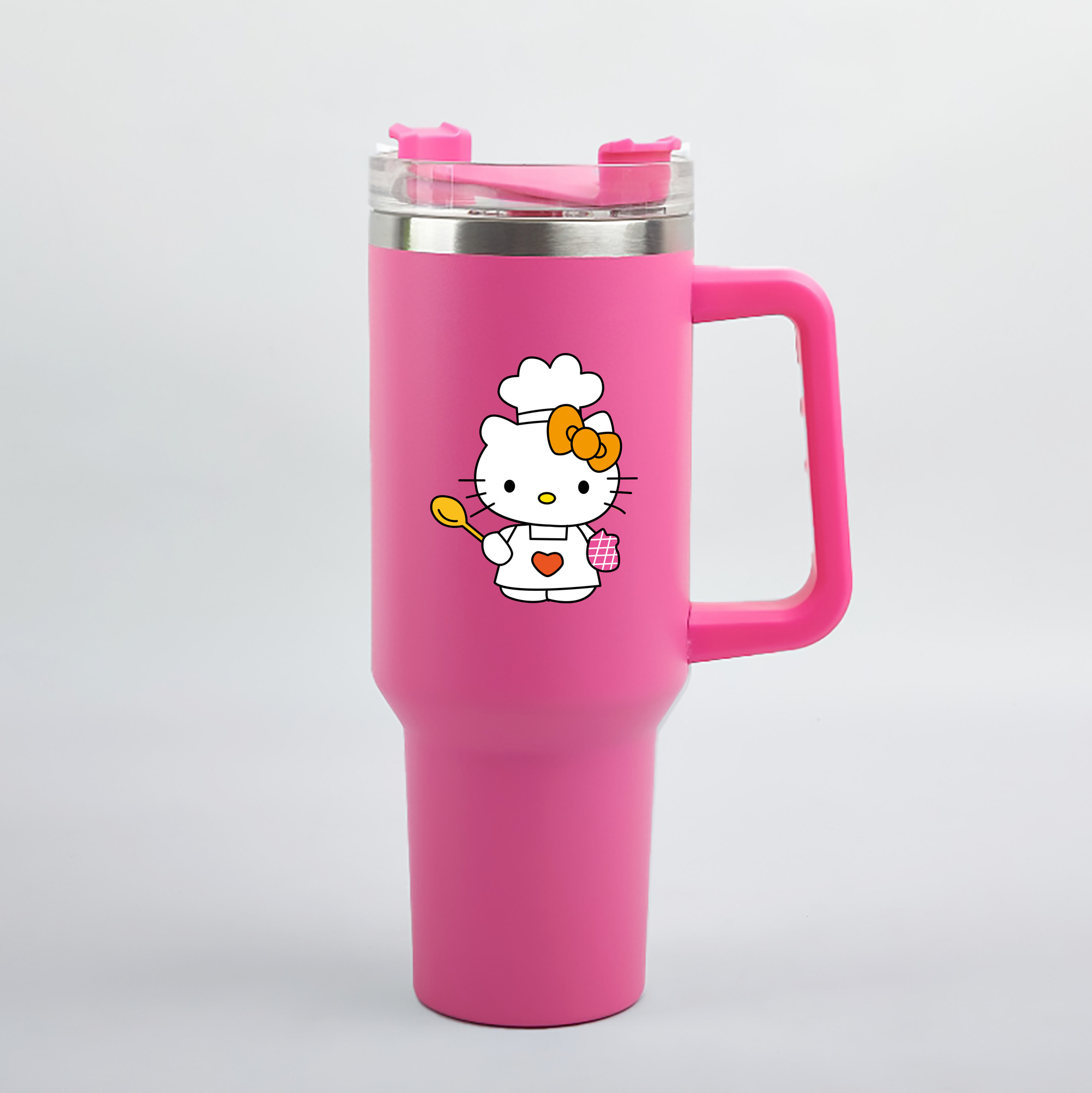 （画像用） Hello Kitty ハローキティ 1200mL車用タンブラー（カラープリント）